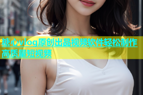 糖心vlog原创出品视频软件轻松制作高质量短视频