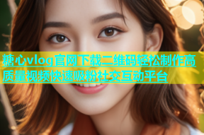 糖心vlog官网下载二维码轻松制作高质量视频快速吸粉社交互动平台