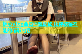 糖心Vlog会员体验揭秘 让你欲罢不能的精彩内容