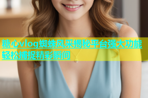糖心vlog蜘蛛风采揭秘平台强大功能轻松捕捉精彩瞬间