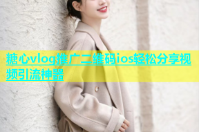 糖心vlog推广二维码ios轻松分享视频引流神器