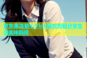 京东果冻糖心Vlog轻松剪辑分享生活美味瞬间