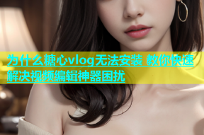 为什么糖心vlog无法安装 教你快速解决视频编辑神器困扰