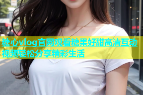 糖心vlog官网观看糖果好甜高清互动视频轻松分享精彩生活