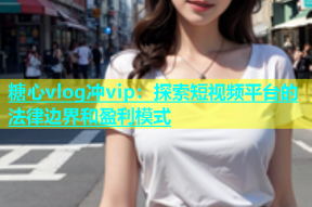 糖心vlog冲vip：探索短视频平台的法律边界和盈利模式