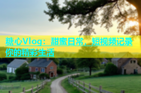 糖心Vlog：甜蜜日常，短视频记录你的精彩生活