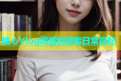 糖心Vlog妮酱的甜蜜日常探秘