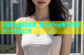 校园生活新视角 糖心Vlog带你探索不一样的日常