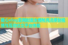 糖心vlog官网封面女揭秘高清原创视频与互动社交平台体验