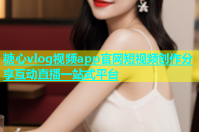 糖心vlog视频app官网短视频创作分享互动直播一站式平台
