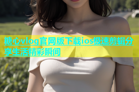 糖心vlog官网版下载ios极速剪辑分享生活精彩瞬间