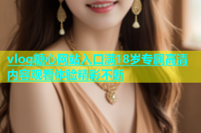 vlog糖心网站入口满18岁专属高清内容观看体验精彩不断