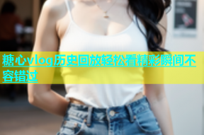 糖心vlog历史回放轻松看精彩瞬间不容错过