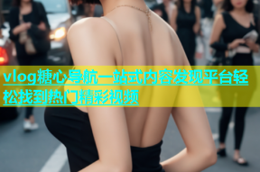 vlog糖心导航一站式内容发现平台轻松找到热门精彩视频