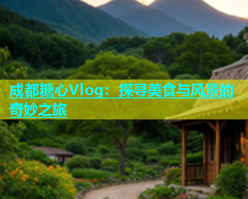 成都糖心Vlog：探寻美食与风景的奇妙之旅  第1张