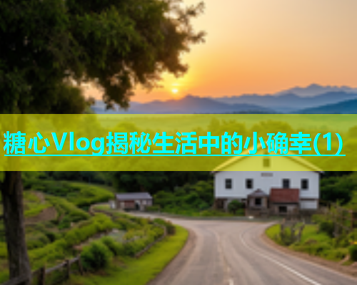 糖心Vlog揭秘生活中的小确幸(1)  第1张